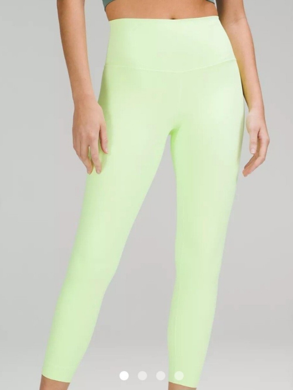 Lululemon Lime High-Waist Active Leggings